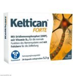 Keltican ® forte is a dietary food for special medical purposes (complementary balanced diet) for the treatment of spinal syndromes, neuralgia and polyneuropathies.