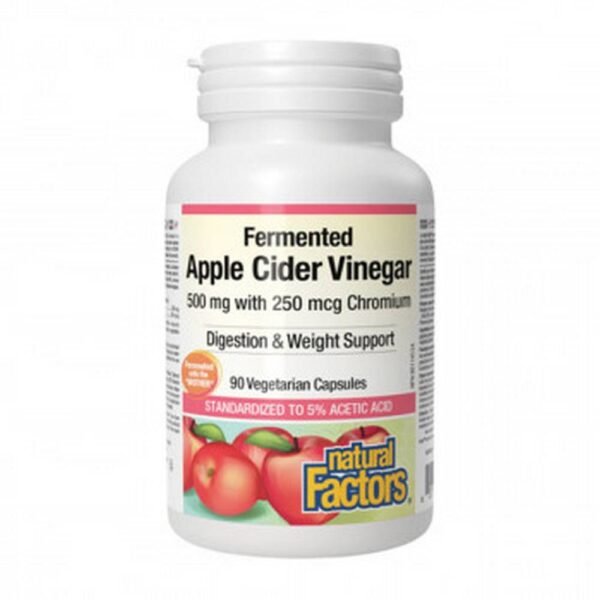 Blood sugar level regulation support - Country Farms APPLE CREAM VINEGAR caps. 500mg,