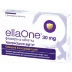 Предотвращает нежелательную беременность - ELLA ONE 30 мг, 1,_x000D_