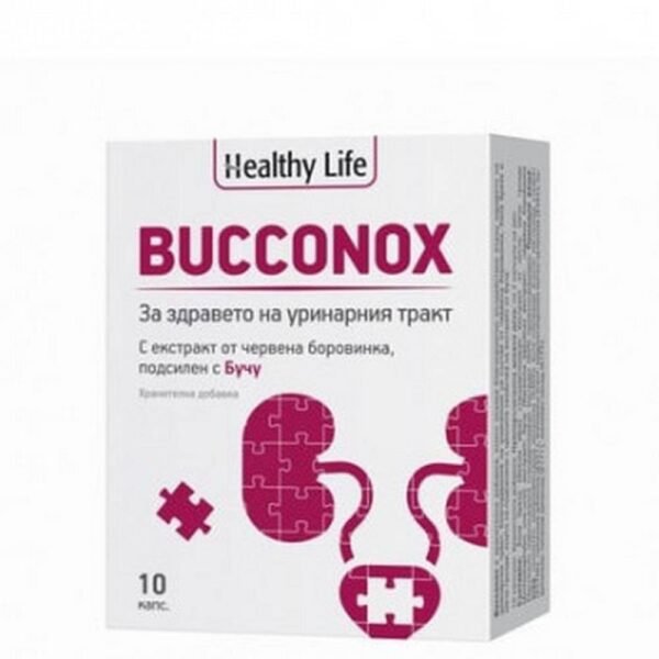 Urinary tract health – HEALTHY LIFE BUCONOX For urinary tract health capsules,