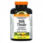 Support for liver function – NATURAL FACTORS MILK THISTLE (WHITE THORN) 60% Silymarin softgel caps. 150mg,