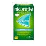 The preparation is a chewing gum containing active ingredients for smoking cessation.