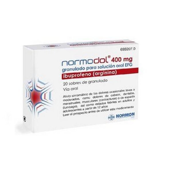 Acute pain -Normon Normodol Efg 400 Mg,