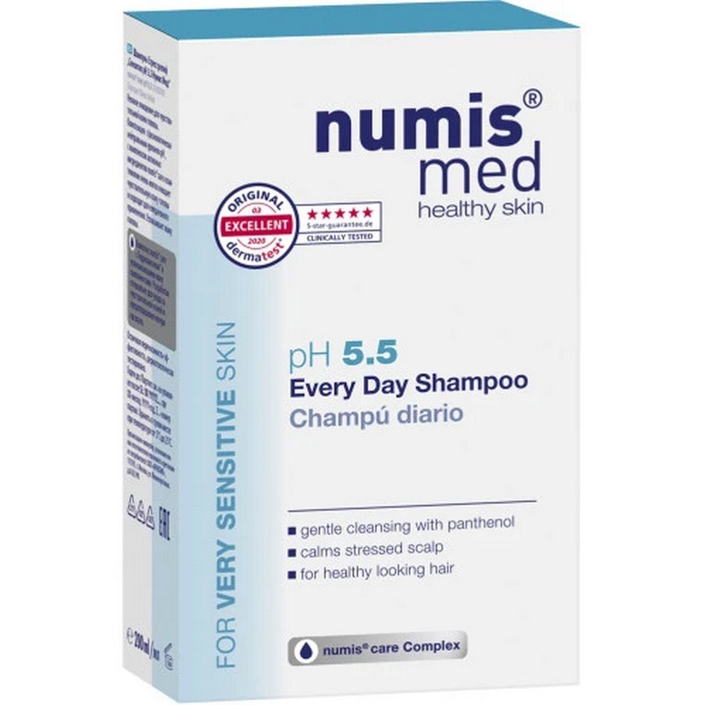 numis med ph 55 shampoo200ml Бережное очищение для чувствительной кожи головы.