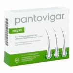 Pantovigar vegan is a vitamin complex that is used for diffuse hair loss in women.