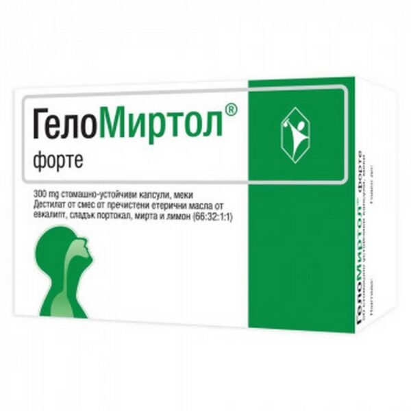 Bronchitis – PAUL BOSKAMP GELOMYRTOL® FORTE for Bronchitis and Sinusitis Capsules 300mg,