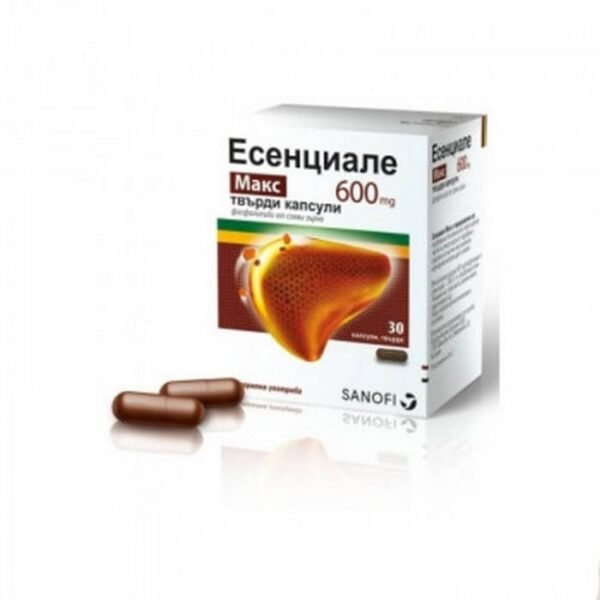 Liver health support – SANOFI ESSENTIALE MAX for healthy liver capsules 600mg,