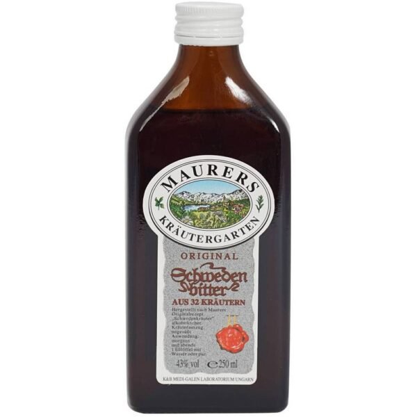 Digestive Discomfort-Maurers, Swedish Bitters, 250 ml, Irregular Bowel Movements-Maurers, Swedish Bitters, 250 ml, Detoxification Challenges-Maurers, Swedish Bitters, 250 ml, Low Energy and Poor Nutrient Absorption-Maurers, Swedish Bitters, 250 ml