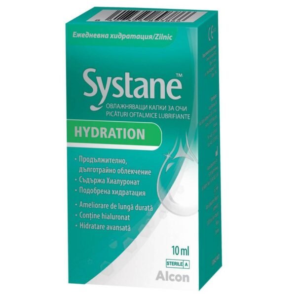 Dry Eyes Relief-SYSTAIN HYDRATION EYE DROPS 10ml, Eye Irritation-SYSTAIN HYDRATION EYE DROPS 10ml, Contact Lens Discomfort-SYSTAIN HYDRATION EYE DROPS 10ml, Sensitive Eyes-SYSTAIN HYDRATION EYE DROPS 10ml