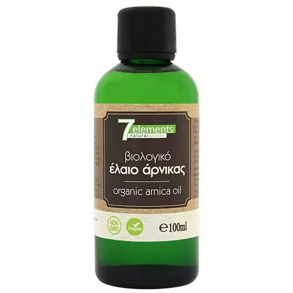 7elements organic arnica oil100ml Pain relief for strains and bruises – 7elements Organic Arnica Oil,