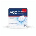 Thick, sticky mucus - ACC acute 600 cough expectorant effervescent tablets