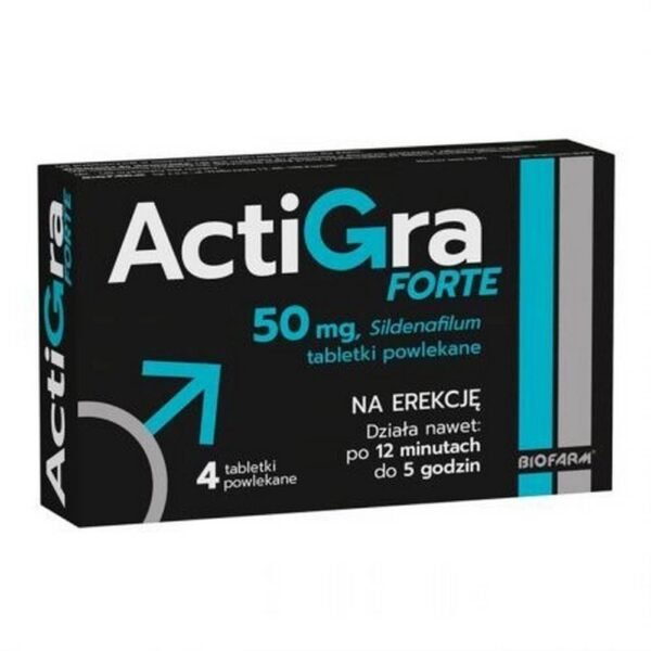 Erectile dysfunction - Actigra Forte 50 mg, 4 , Reduced sexual performance - Actigra Forte 50 mg, 4 ,