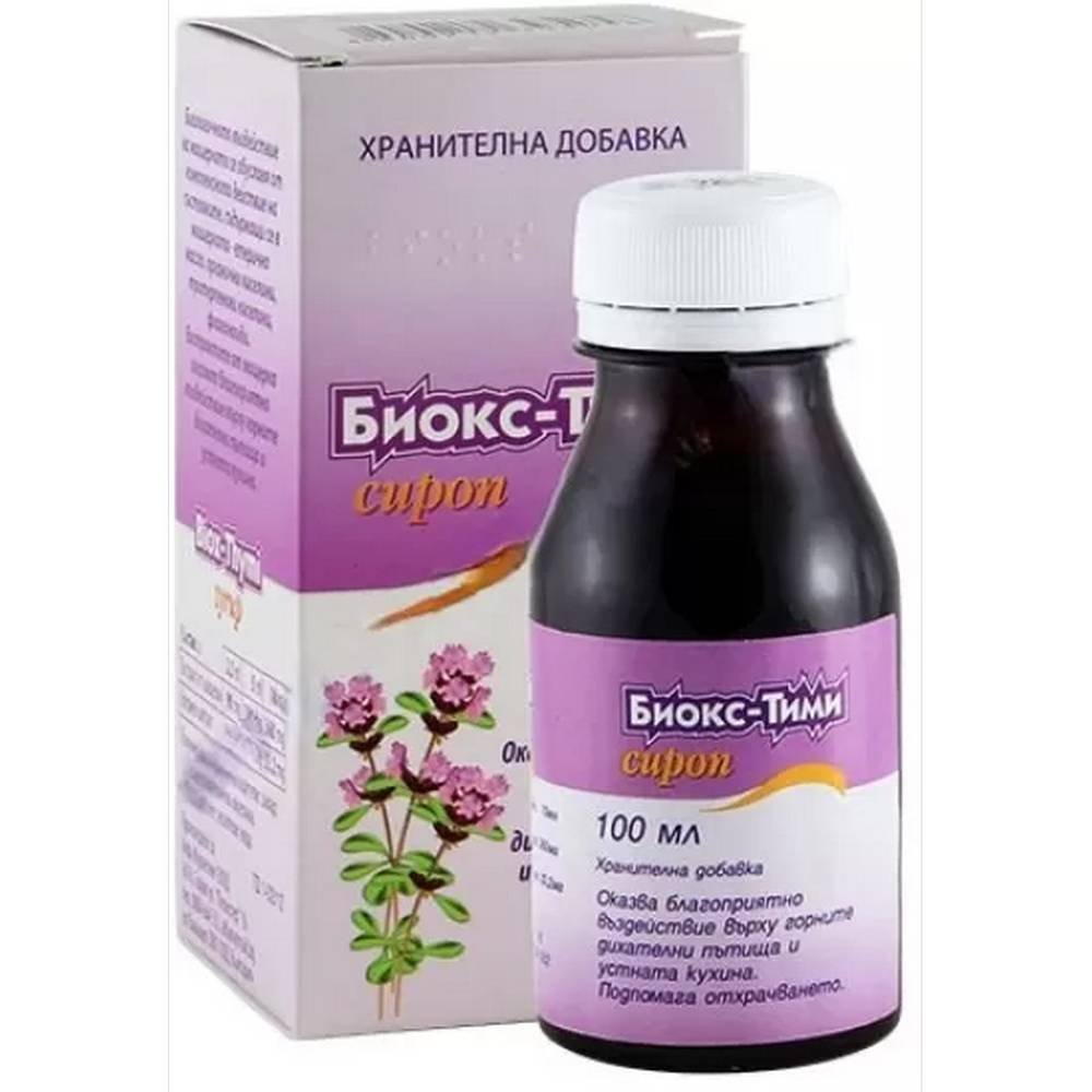 alfa marketing biox thymi syrup100ml Soothing cough for colds – Alfa Marketing Biox-Thymi Syrup,