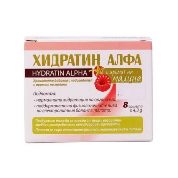 Replenishes fluid and electrolyte loss - Alfa Marketing Hydratin Alpha,