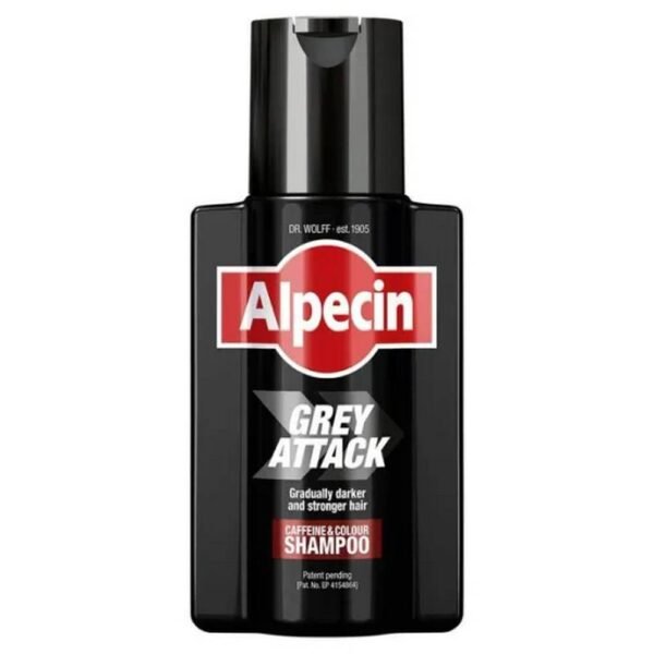 Grey hair coverage - Alpecin Grey Attack Caffeine & Colour Shampoo,