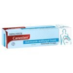 Treatment of skin fungal infections – Bayer Canesten 1% Clotrimazole Cream,