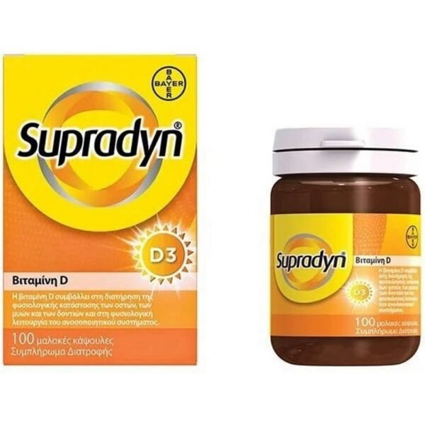 Normalizing vitamin D levels in the body - Bayer Supradyn Vitamin D,