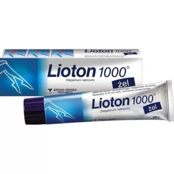 Лечение и профилактика варикозного расширения вен - Berlin Chemie Lioton 1000 Gel, 100g