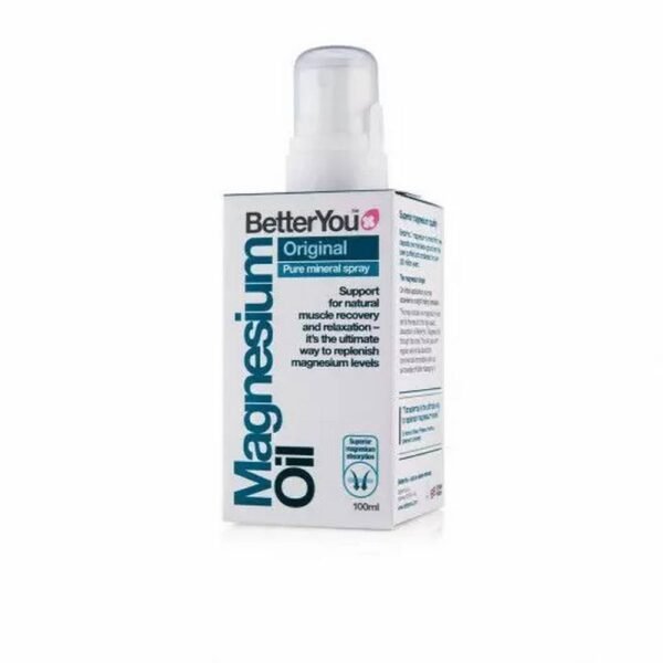 Relief from muscle pain and cramps – BetterYou Magnesium Oil Original,