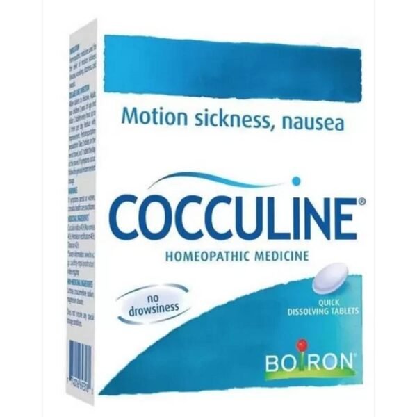 Relieves motion sickness and seasickness - Boiron Cocculine Homeopathic,