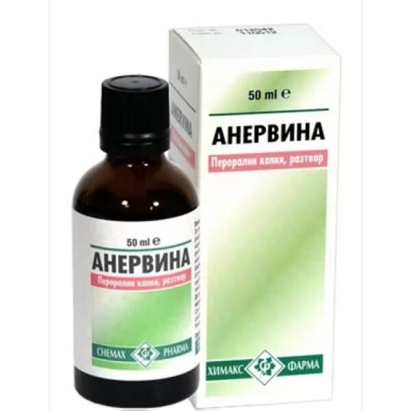 Relieving nervous tension and stress — Chemax Anervina Oral Drops,