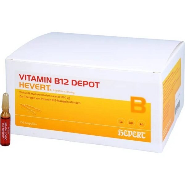 Vitamin B12 deficiency - Depot Depot Vitamin B 12 Depot Hevert, 100,  Nervous system disorders - Depot Vitamin B 12 Depot Hevert, 100,  Metabolic dysfunction-Depot Vitamin B 12 Depot Hevert, 100
