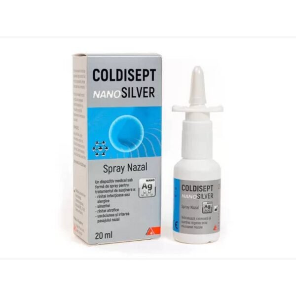Disinfecting and clearing nasal passages - DHU Coldicept NanoSilver Nasal Spray,