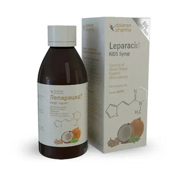 Лечит вшей и гнид у детей - Doleran Leparacid Kids Syrup,