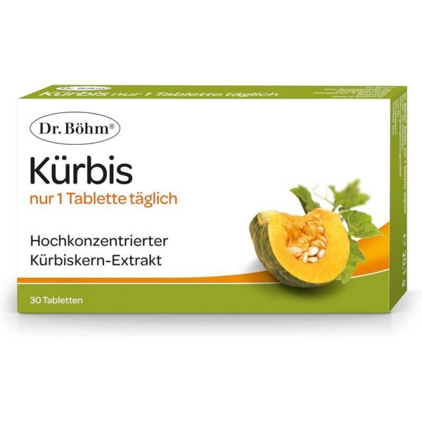 Urinary retention - Dr. Böhm Kürbis nur 1 Tablette täglich