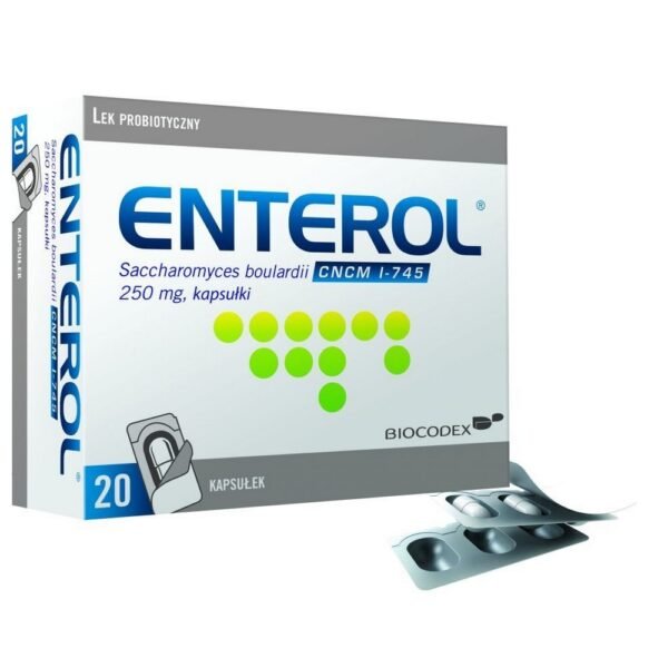 Enterol is an antidiarrheal drug administered orally.