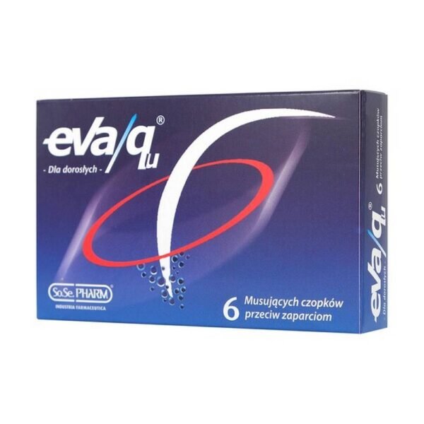 Eva/ku suppositories help defecation by unblocking feces accumulated in the rectal bladder.