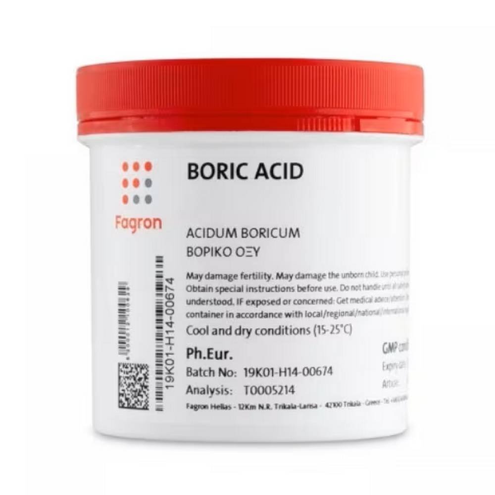 fagron boric acid200gr Лечение грибковых и бактериальных инфекций - Fagron Boric Acid,
