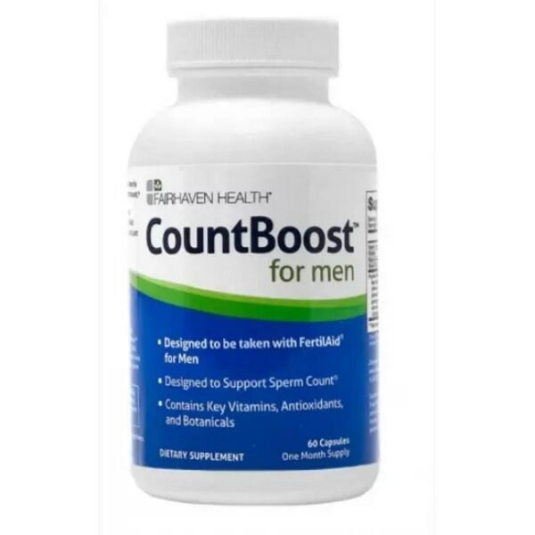 Improves sperm quality and motility — Fairhaven Health Count Boost for Men,