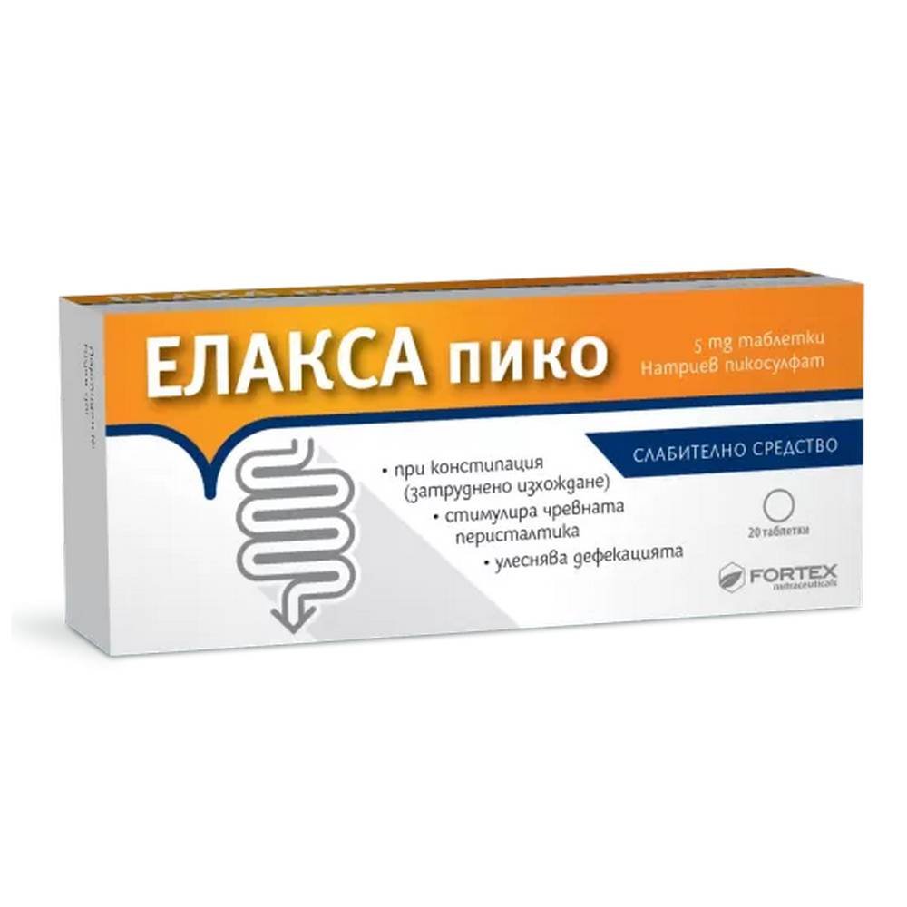 fortex elaxa pico laxative20 Запор – Fortex Elaxa Pico Laxative,