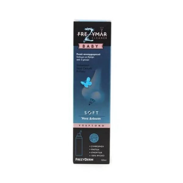 Cleanses nasal passages in infants — Frezyderm Frezymar Cleaner Baby Soft Hypertonic Spray for Gentle Diffusion,