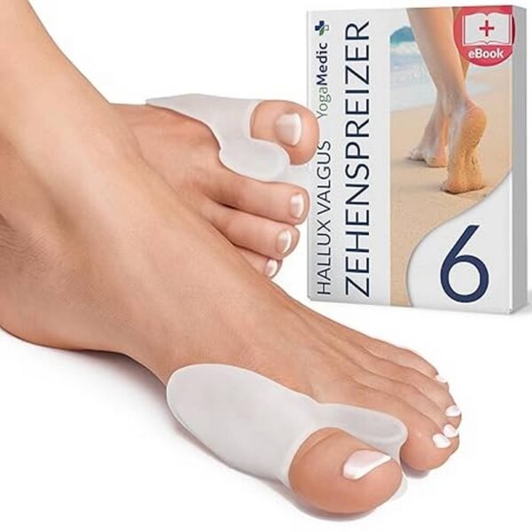 Bunion Pain Relief-Hallux Valgus Toe Separator,Toe Alignment-Hallux Valgus Toe Separator,Friction & Blister Prevention-Hallux Valgus Toe Separator