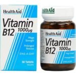 Support of the nervous system - Health Aid B12 1000mcg,