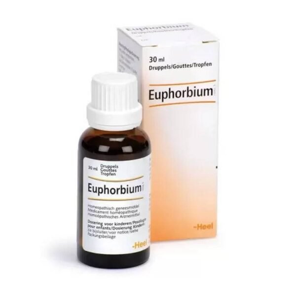 Improving breathing with nasal congestion - HEEL Euphorbium Drops,