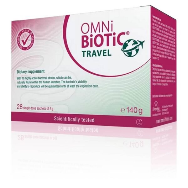 Поддерживает здоровье кишечной флоры при путешествиях - Institut Allergosan Omni Biotic Travel,