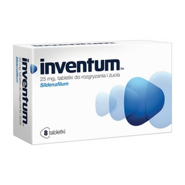 Inventum Chewable Tablets is a medication used to treat erectile dysfunction in adult men.
