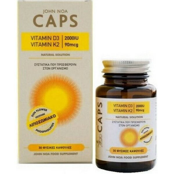 Supports bone and dental health - John Noa D3+K2,