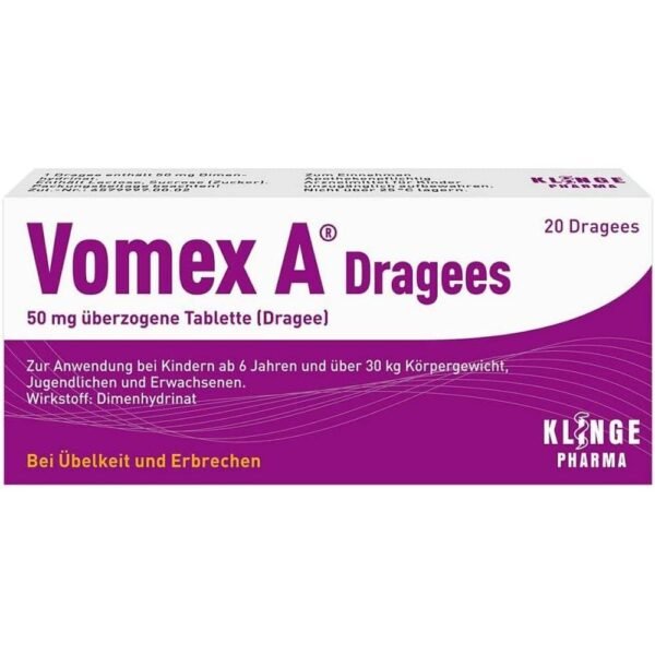Nausea - KLINGE Übelkeit Vomex A Dragees