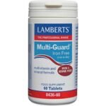 Support for overall health and metabolism – Lamberts Multi Guard Iron Free,