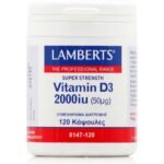 Support of the immune system - Lamberts Vitamin D3 2000IU,
