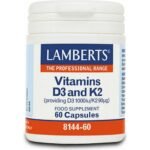 Supports bone and dental health - Lamberts Vitamins D3 & K2,