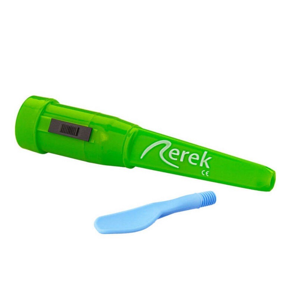 logopedic vibrador para llamar voz r – 1 extremorerek The REREK speech therapy vibrator will be useful for both speech therapists and people who want to improve speaking skills and improve pronunciation of the “r” sound.