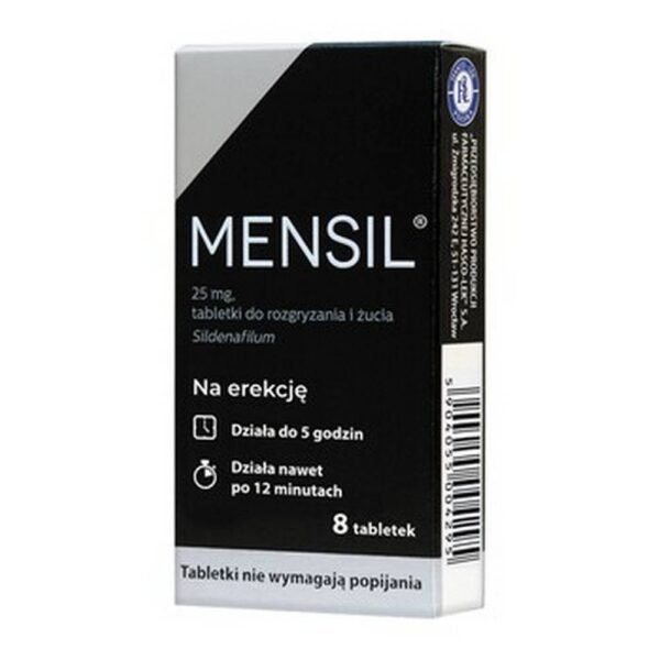 Mensil Chewable Tablets is a drug prescribed to treat erectile dysfunction in adult men, which is impotence, which is the inability to achieve or maintain a penile erection sufficient for sexual activity.