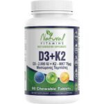Поддержка здоровья костей и зубов - Natural Vitamins D3 + K2,