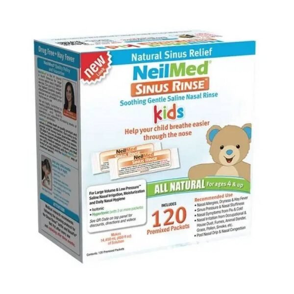Cleanses the nasal passages from pollutants — NeilMed Sinus Rinse Kids Refill Sachets,