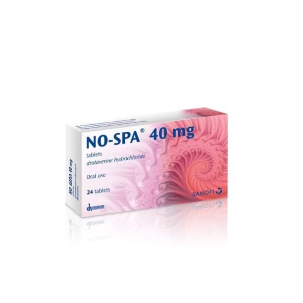 Abdominal Cramps-Sanofi, No-Spa Tablets, 24, Menstrual Cramps-Sanofi, No-Spa Tablets, 24, Smooth Muscle Spasms-Sanofi, No-Spa Tablets, 24, Tension-Related Muscle Pain-Sanofi, No-Spa Tablets, 24